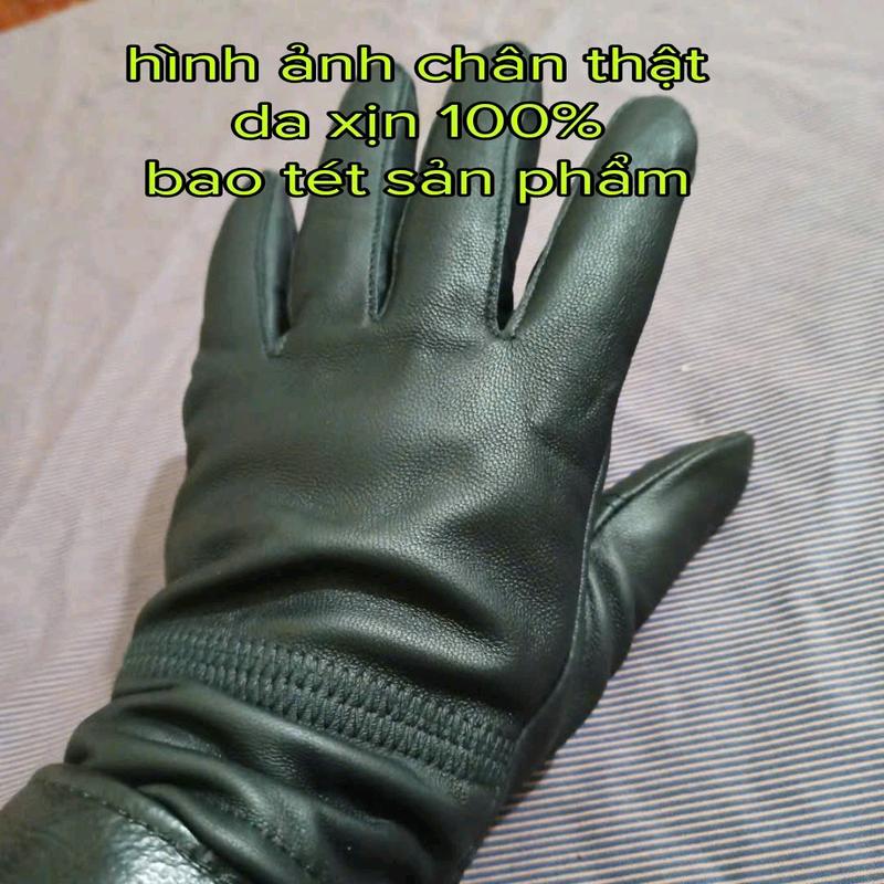 Găng Tay Da Bò Thật Nam - Mẫu Mới Mùa Đông - Găng tay mùa Đông 1