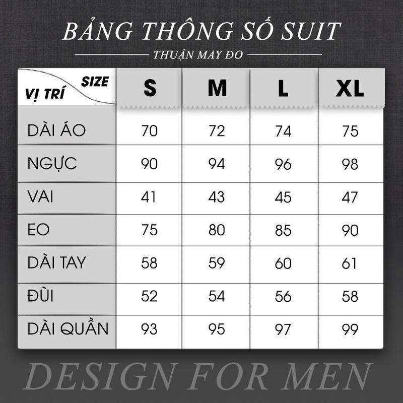 Thuận May Đo-bộ vest form dáng châu Âu cổ điển-màu Đen vải wool- size từ 55-83kg 5
