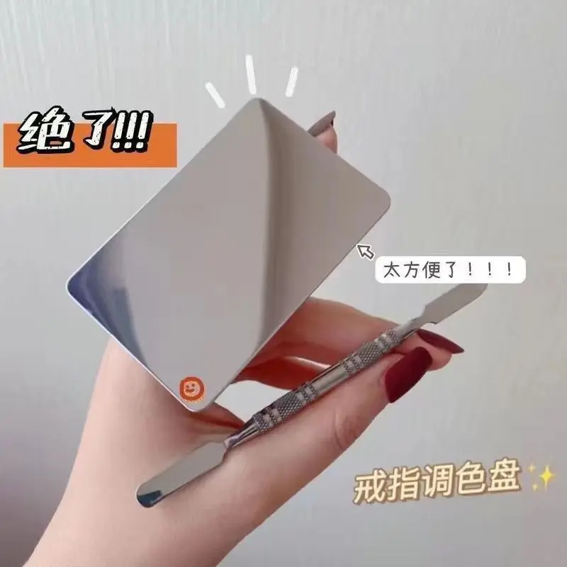 Bảng Màu Kem Nền Dạng Lỏng, Bảng Màu Trang Điểm, Dành Cho Nghệ Sĩ Trang Điểm, Khuôn Xúc Kem Nền Trộn Vòng Trang Điểm Đặc Biệt, Cấp Độ Chuyên Nghiệp, Bao Gồm Xẻng Women Nữ Cosmetic Mỹ Phẩm 4