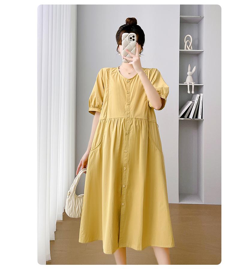 Product Introduction of E69041# Pregnant Women Dress Korean Fashion Womens Dresses Stylish Summer Slim New Arrival Casual Dress Dress Pregnant 21