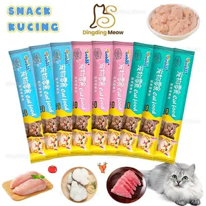 Liebao Snack Penggemuk Kucing Original Meat Multivitamin Imun Creamy Snack Kucing