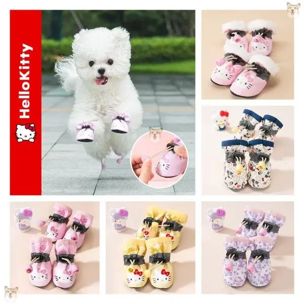 Reflective Shoes Anti slip Boots Breathable Summer Soft Bottom Dog Shoe Wearable Pet Footwear