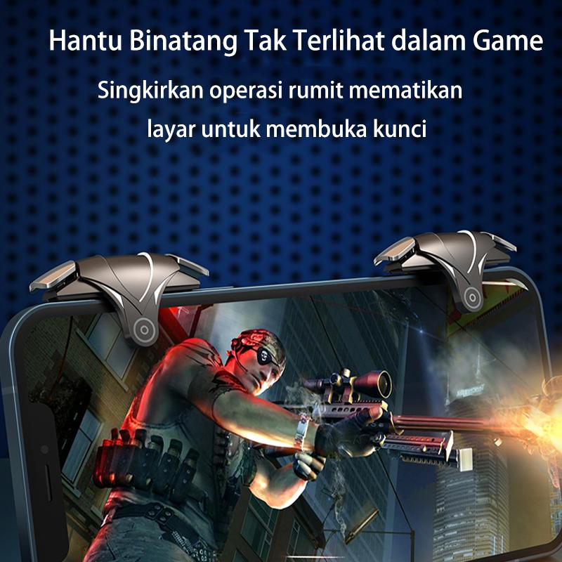 NETPAC G12 Universal Trigger Controller Game Aiming Key Electroplating No Delay Mobile Game Controller HP 6
