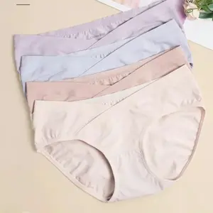 Celana Dalam Bumil Bersalin Pinggang Rendah Bahan Katun 3pcs-6pcs Size Jumbo Nyaman  Cd ibu Hamil