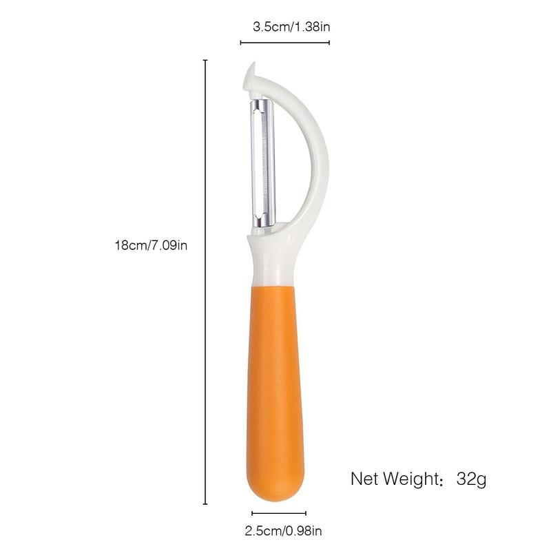 Mixed Color Vegetable Peeler, 1/2/4 Counts Manual Vegetable Peeler with Protective Cover, Portable Fruit Peeler, Kitchen Gadgets 4