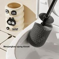 Gambar U-Living Sikat Pembersih Toilet Motif Lucu Sikat Closet Duduk Jongkok Dengan Holder BT001 - Random - Coal ball dari Joybosid Kota Bekasi 5 Tokopedia