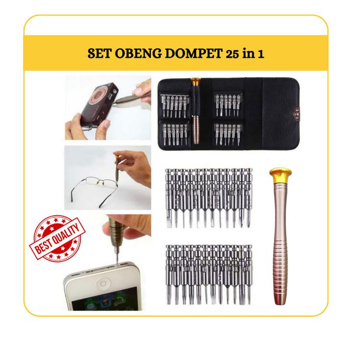 Jual OBENG SET 25 IN 1 MODEL DOMPET - OBENG [OKD] - Jakarta Barat ...