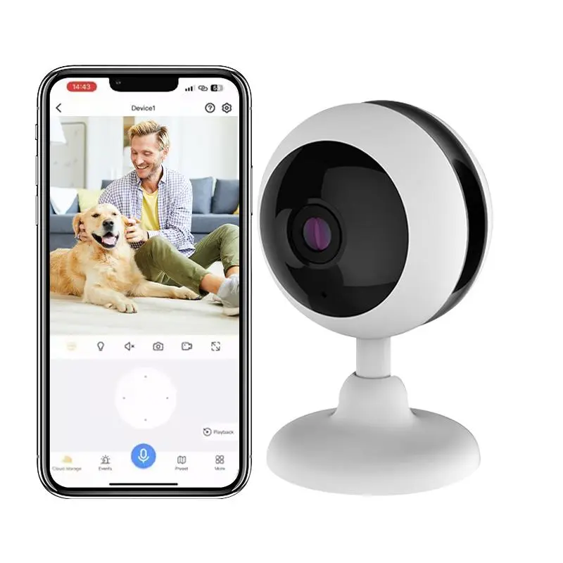 1080P HD Pet Monitoring Camera, 2.4GHz Frequency Voice Call Night Vision Camera, Pet Monitoring Camera for Indoor Use