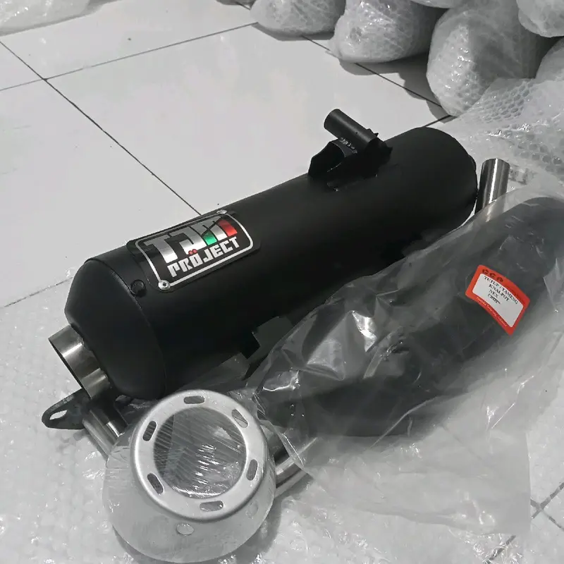 Knalpot COPY TZM Project Bass Adem PNP Beat Vario Genio Mio Scoopy nmax aerox PCX dll Motor 2