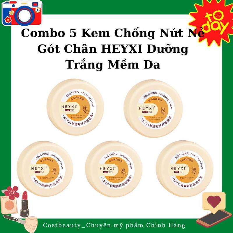 Product Introduction of [Giá Sỉ - Freeship] Combo 5 Kem Chống Nẻ,Dưỡng Ẩm Chống Nứt Nẻ Da Heyxi 20g 5