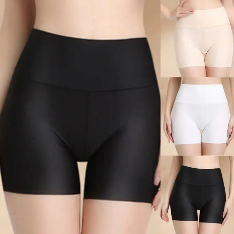 Summer Women Seamless Safety Shorts Leggings Pants High Waisted Briefs
