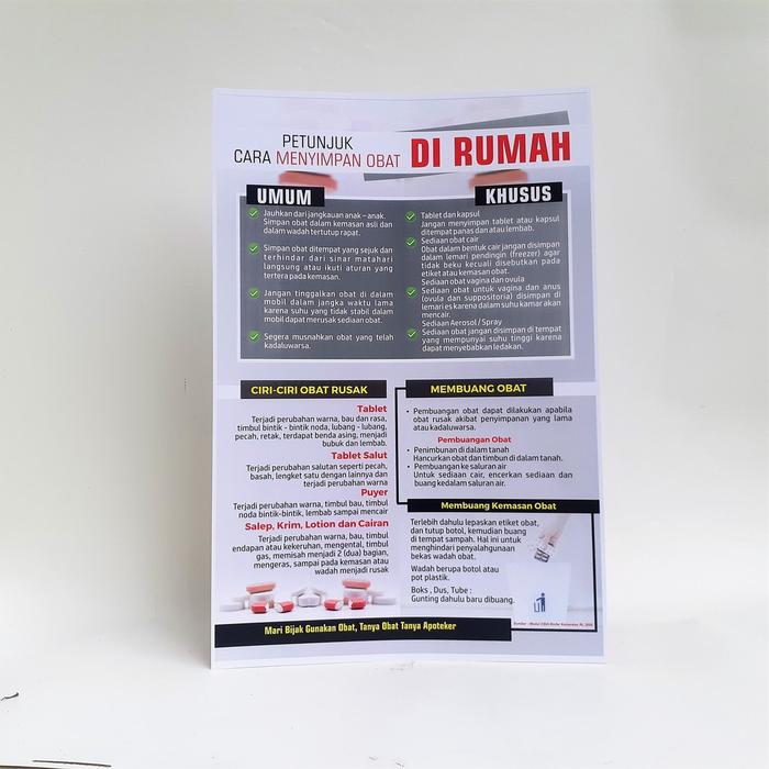 Gambar Poster Cara Menyimpan Obat 2, Poster Edukasi Cara Menyimpan Obat dari Sahabat Sejasa Kab. Sleman Tokopedia