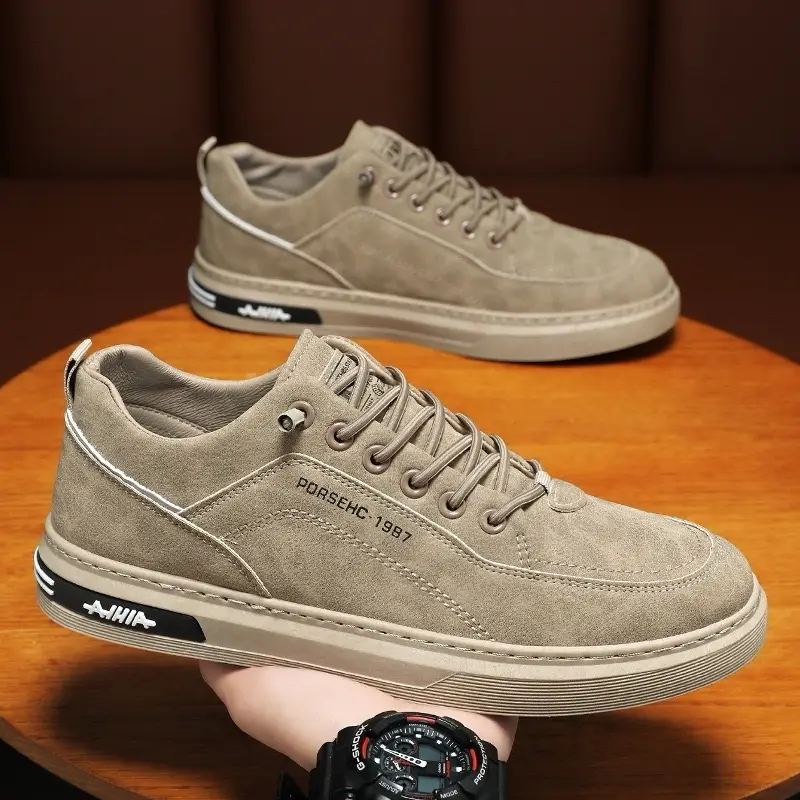 Giày sneaker nam đơn giản LAKINTA G1987 giày nam đẹp dây rút