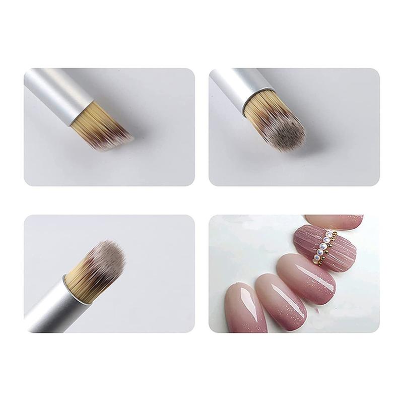 Product Introduction of A set of 3 gradient nail brushes for ombre art, specialized for manicure, UV gel nail polish drawing and painting pens, new manicure tool set 2