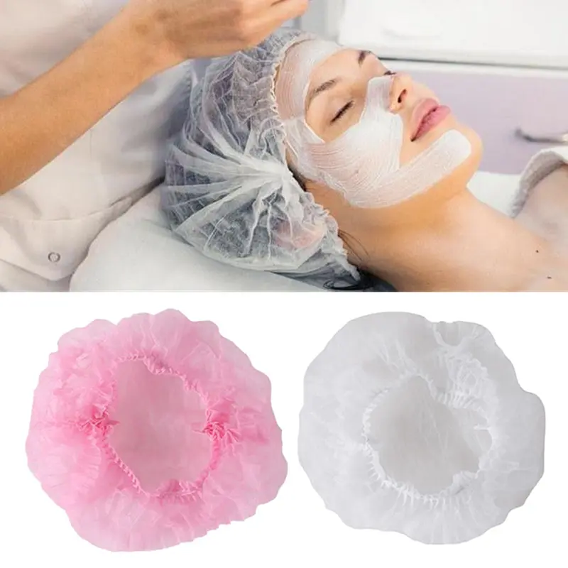 Mũ Tóc Dùng Một Lần, 100 CÁI, 21 Inch, Làm Bằng Vải Không Dệt, Mũ Lưới Tóc Bouffant, Mũ Che Đầu Co Giãn, Thích Hợp Cho Làm Đẹp, Nhà Bếp, Thẩm Mỹ Viện Thực Phẩm, Tiệm Làm Tóc, Tắm 1