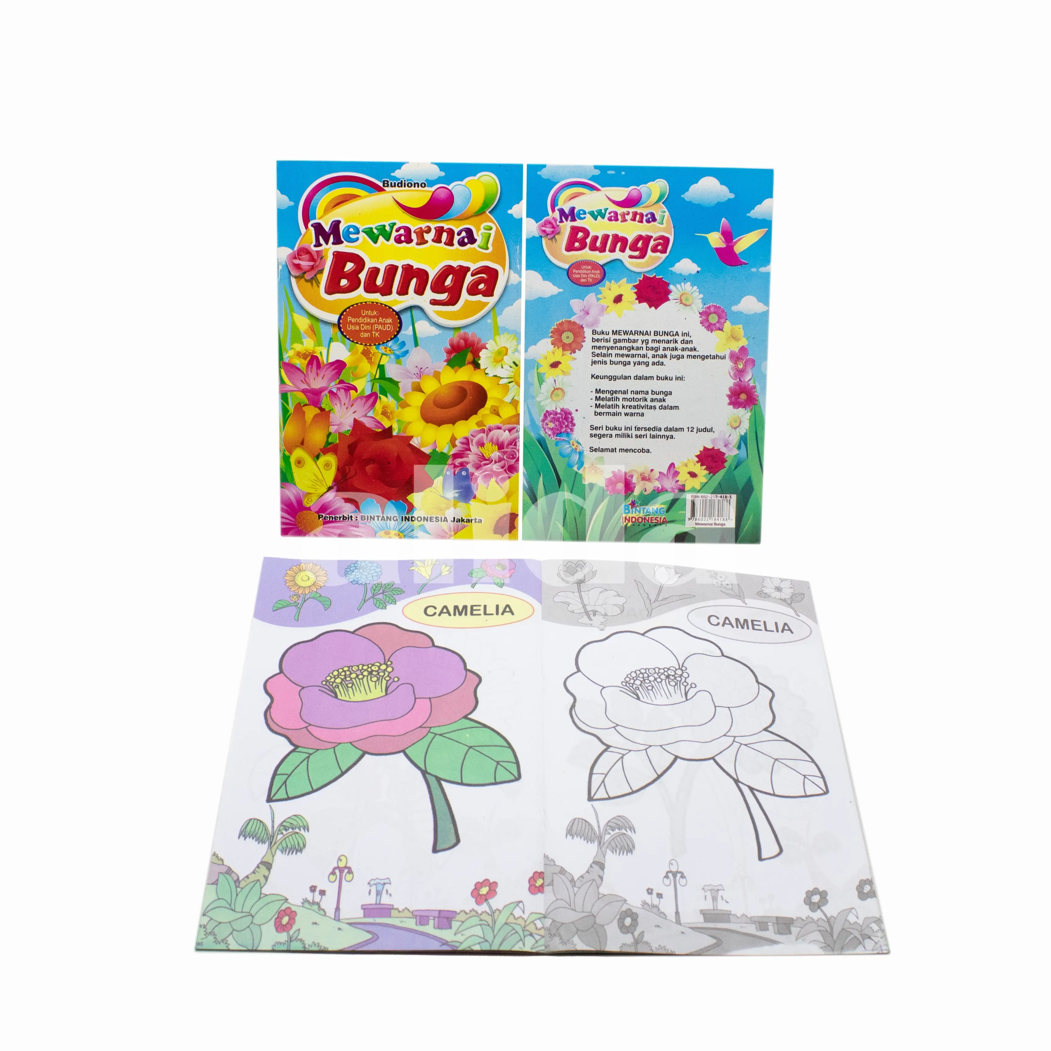 Buku Anak Belajar Mewarnai ukuran sedang BI Books