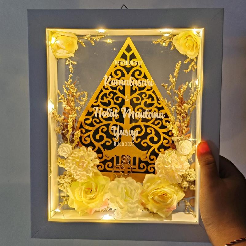 1 HARI JADI Mahar Pernikahan Gununganwayang Transparan ukuran 25x20 cm ...