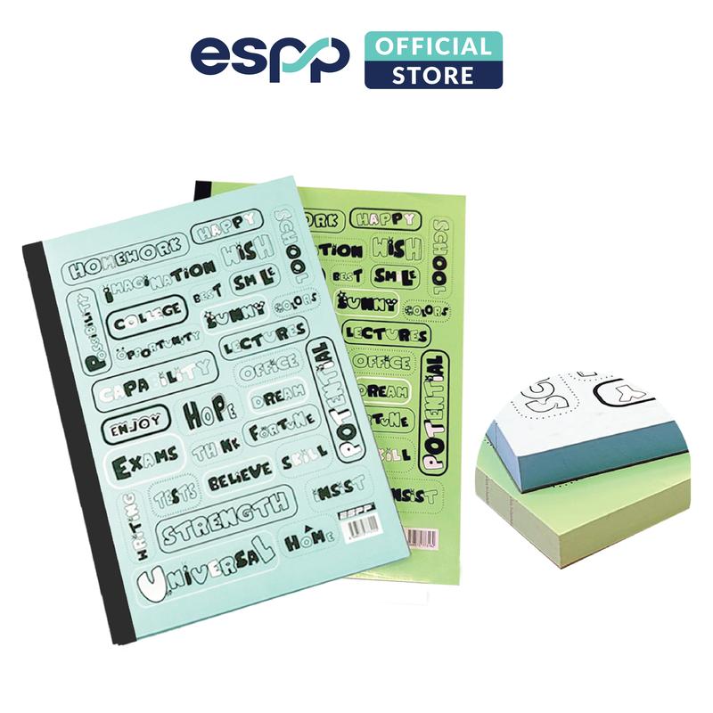 Vở viết A5 có kẻ dòng 140 trang (Bìa Xanh Dương/ Xanh Lá/ Vàng) - ESPP sổ A5 0
