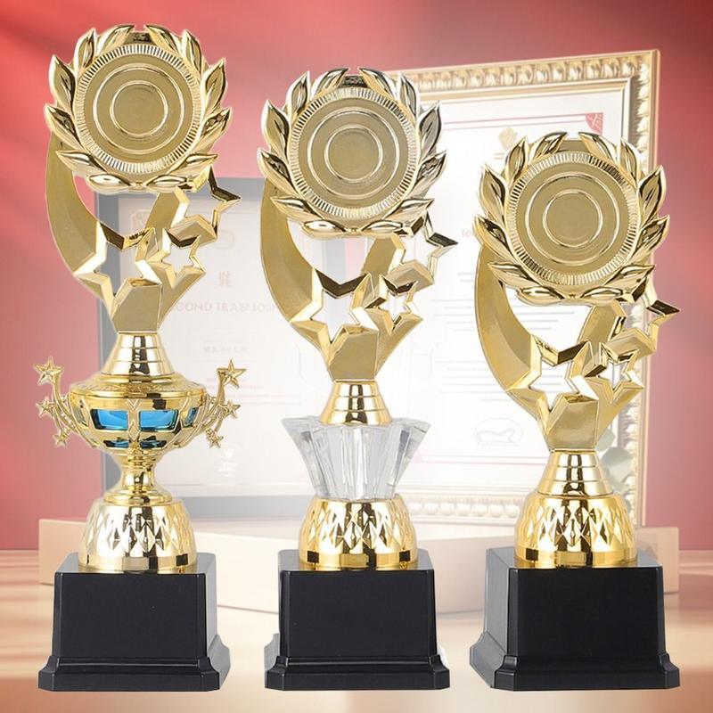 Product Introduction of New Golden Award Trophy Star Football Small Statue School Rewarding Supply Craft Souvenirs Reward Prize Cup Children's Performances Figurines 10