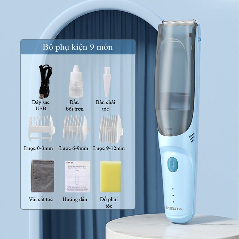Tông đơ hớt tóc cho bé misuta có tích pin sạc 6