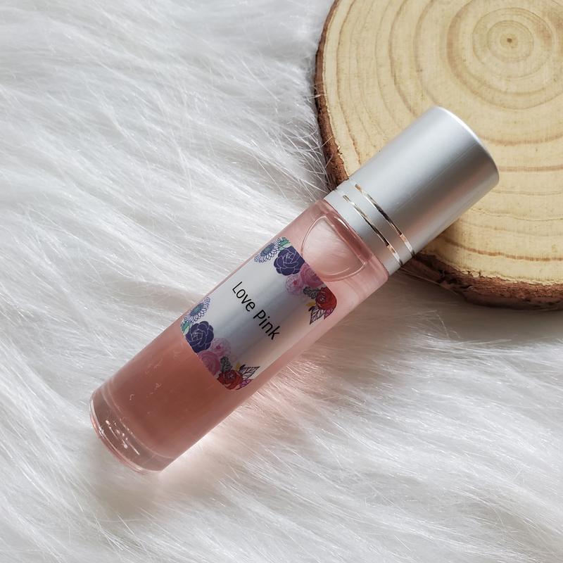 Tinh dầu nước hoa Love pink 10ml, ngọt mát, dễ thương. Chai dạng lăn/dạng xịt Perfume Cosmetic Nữ Xịt Thơm Women