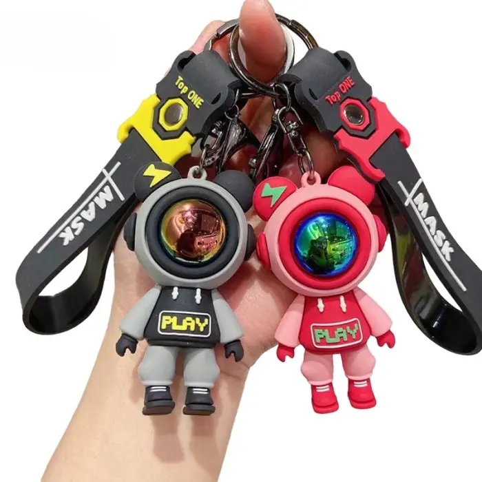 Keychain Gantungan Kunci Astronot Aesthetic Premium Gantungan Motor Mobil - Keychain Gantungan Kunci Astronot 2
