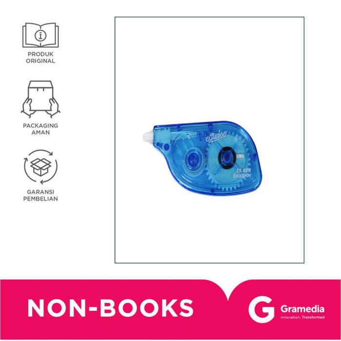 Gambar Gramedia Correction Tape Estudee Light&Clear Blue Es-609 dari Gramedia Kab. Badung Tokopedia