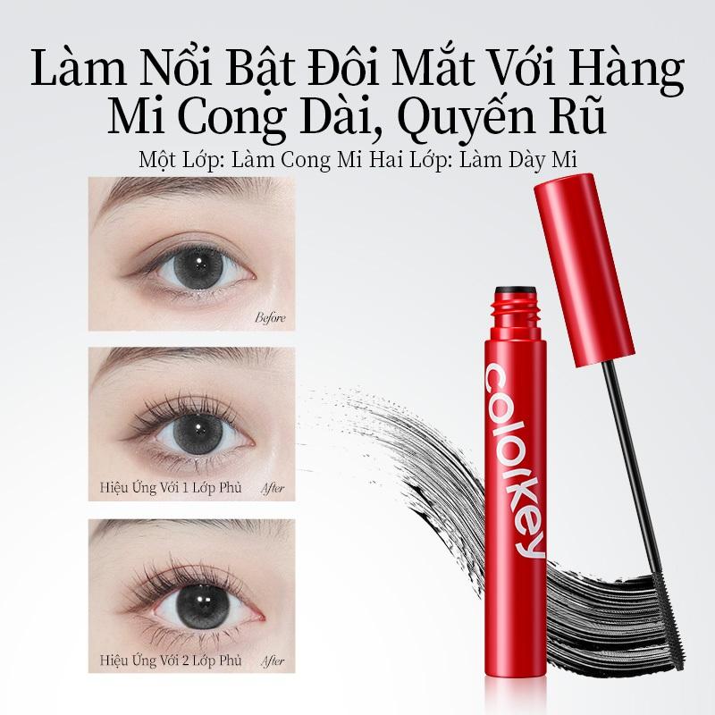Product Introduction of Mascara COLORKEY Hỗ Trợ Giúp Mi Dài Và Tơi, Tạo Cảm Giác Tự Nhiên, Nhanh Khô, Không Lem Trôi Rosslyn Chính Hãng Cosmetic Mỹ Phẩm 13