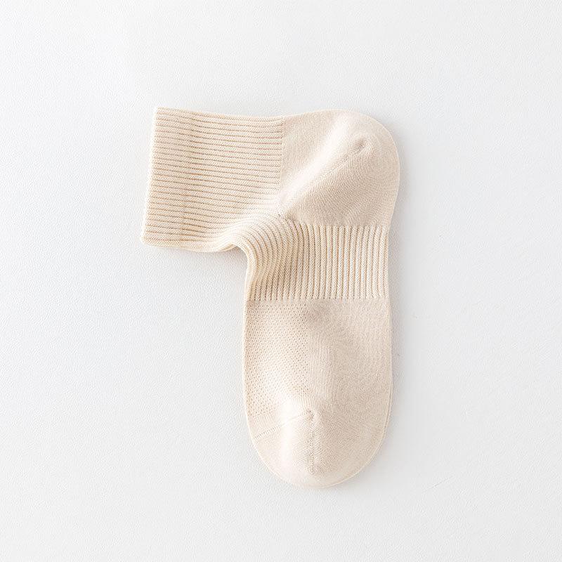 Tất Cotton Nguyên Chất, Phong Cách Tối Giản Dongdaemun Hàn Quốc, Tất Giữa Bắp Chân Nữ, Màu Trơn Liền Mạch, Chống Mùi, Thấm Hút Mồ Hôi, Tất Thể Thao Dễ Phối Đồ Women 2