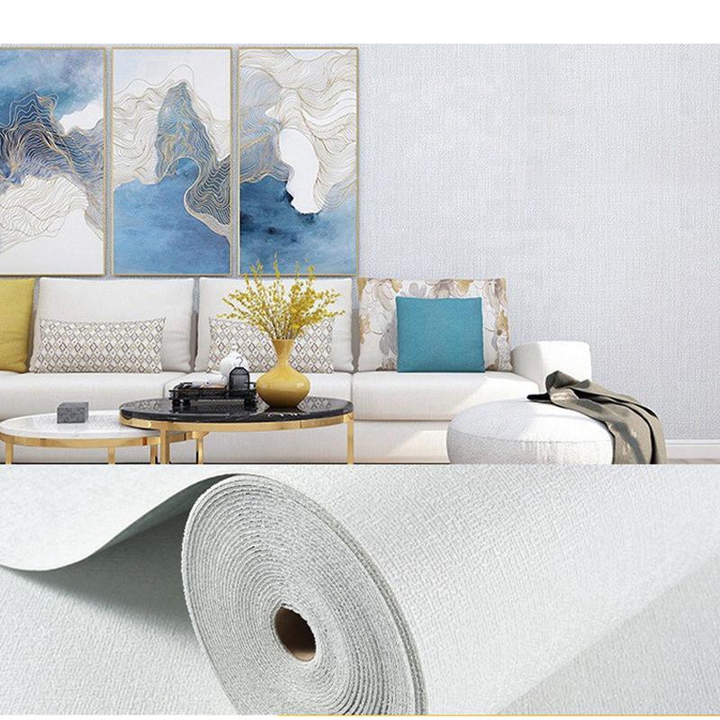 Cuộn 10M xốp dán tường vân vải 3D cao cấp sẵn keo bóc dán Kích thước 0,5x10M. 1 cuộn dán tường xốp vân vải dán đc 5m2 tường