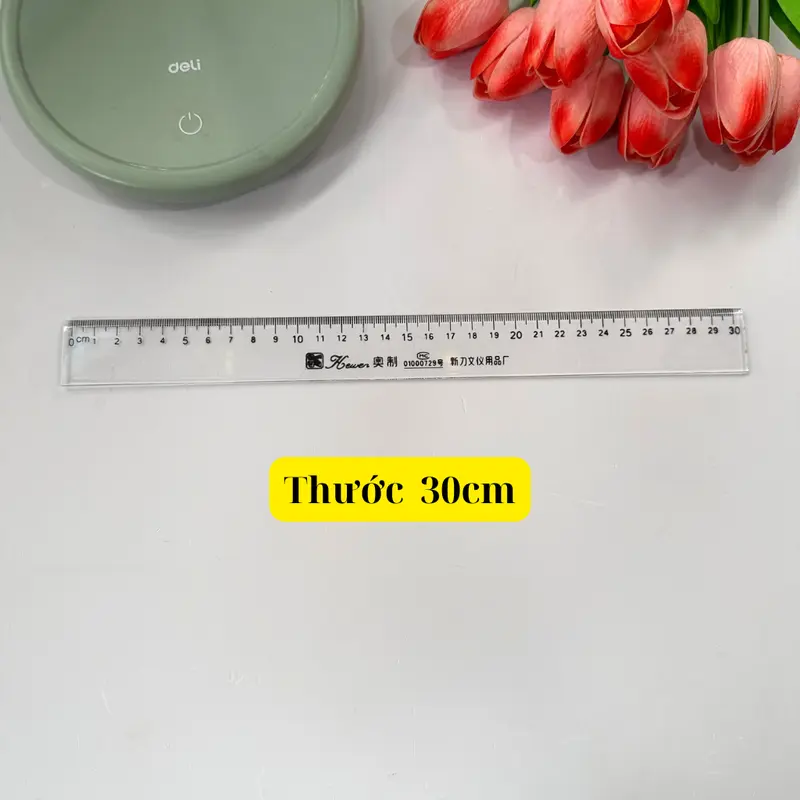 Thước kẻ 20cm - 30 cm Kewen loại Đẹp - Bền - Không Phai Mờ 8
