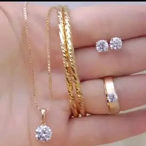 Set xuping gelang keroncong Anti karat dan luntur