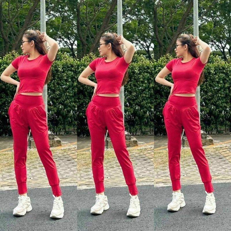 Product Introduction of Bộ thể thao nữ gym_yoga_earobich chất thun lạnh co giãn bốn chiều quần có túi 29
