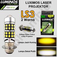 Gambar Lampu Motor LED Laser LS3 LUXIMOS SKYDRIVE 15W 2Warna H6 M5 T19 - LS2 dari bohlamhid Kota Tangerang 1 Tokopedia