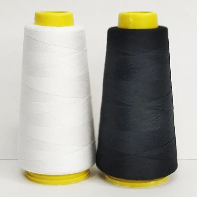 Chỉ May Gia Dụng, Thủ Công, Màu Đen, Đường May, Bán Buôn, Thích Hợp Cho Máy May, 2 Cuộn, Chỉ May Máy May 1