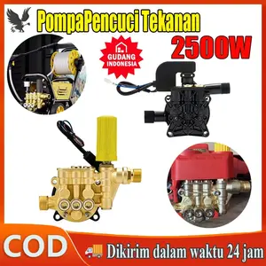 [COD]Kepala Pompa Pencuci Tekanan Trigger Seal Sil Otomatis Piston Jet Cleaner Kepala Head Pump Inlet Valve Casing Perakitan Pressure Washer Cylinder Car Mobil Dinamo PressureUniversalCompatiblQL-1200 N/N2,DT-1600, Bz8555IDroduot Dneeihlelin