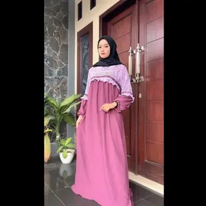 Gamis Shellya payet Crinkle Airflow