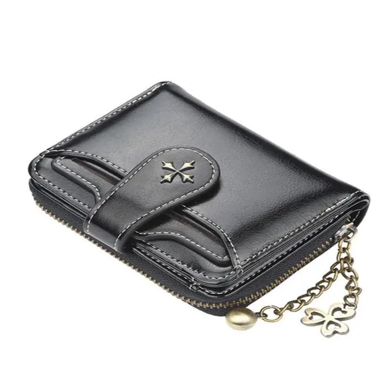 Women's Elegant Minimalist Short Wallet, All-match Trendy Mini Bifold Purse, Small Wallets, Gorgeous Card Holder for Daily Use As Birthday Gift, Girlfriend Gifts 0