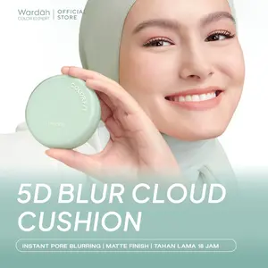 [SPECIAL LIVE STREAMING] WARDAH Colorfit 5D Blur Cloud Cushion Matte Finish Tahan Lama Hingga 18 Jam - SPF 50 PA+, Nano-Hyaluron, dan CICA Menyamarkan Pori & Tekstur Wajah Menyatu Dengan Kulit Non Comedogenic - Tahan Lama dengan Bedak - Makeup