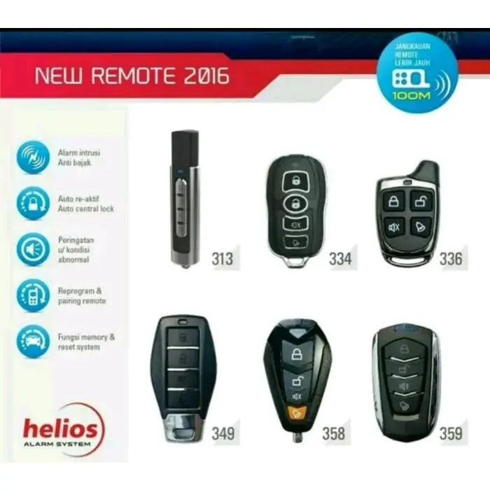 Alarm Mobil Alarm Helios G2 Car Alarm System - 359 2
