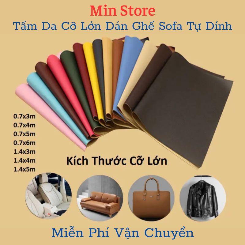 Miếng Da PU sẵn keo tự dính Dán Ghế Sofa Cỡ Lớn dùng để Sửa Ghế Ô Tô, Ghế Massage, Trang Trí Nội Thất. Tấm Da Tự Dán Cao Cấp Keo Siêu Dính Chống Thấm Nước Siêu Bền Đẹp Tiết Kiệm [ TẶNG KEO DÁN ĐA NĂNG ]