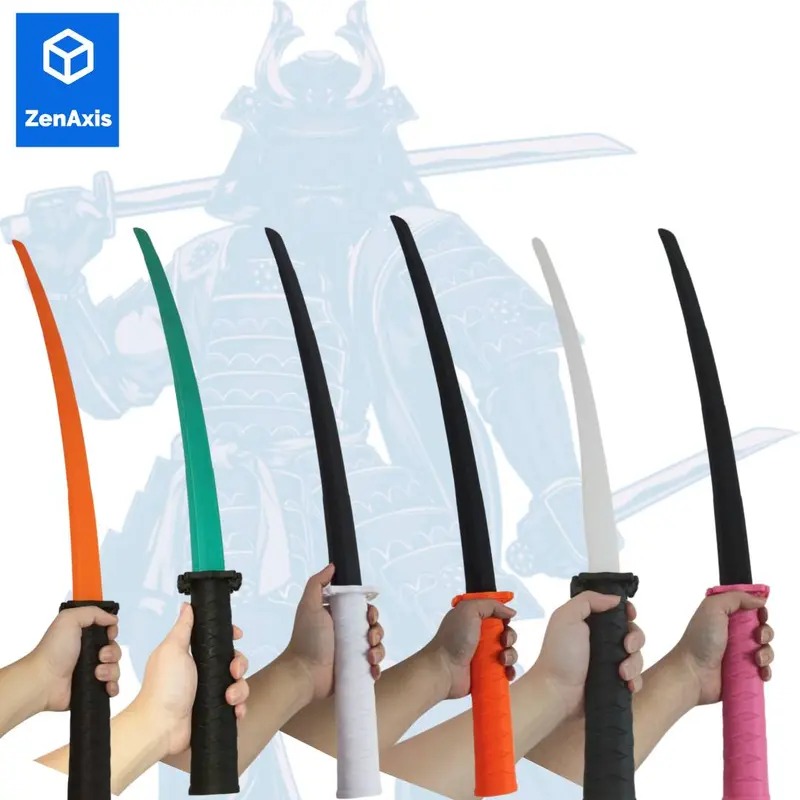 Fidget Katana Retractable decompression Toy extended | Mainan Katana dekompressi fidget 3D extensi | ZENAXIS 3D 5