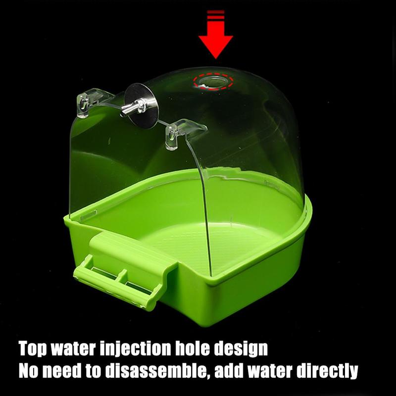 Product Introduction of Bird Shower Dedicated For Bathing Tiger Skin Parrot Bathing Box, Bathtub, Bird Bather, Octopus, M9B1 30