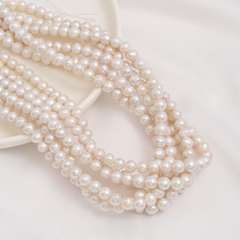 Product Introduction of Round bead, loose bead, 1 piece, wholesale, DIY, natural, fresh bead, irregular, irregular, baroque, water droplet bead, handmade, YY-88, material 6