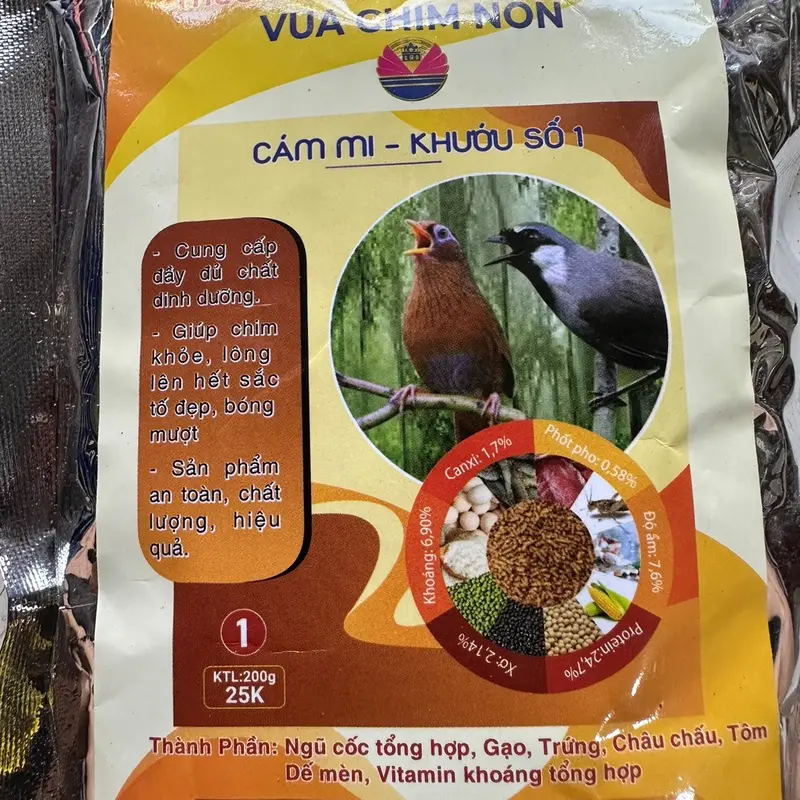Cám cho chim họa my- cho chim khướu  . Số 1 0