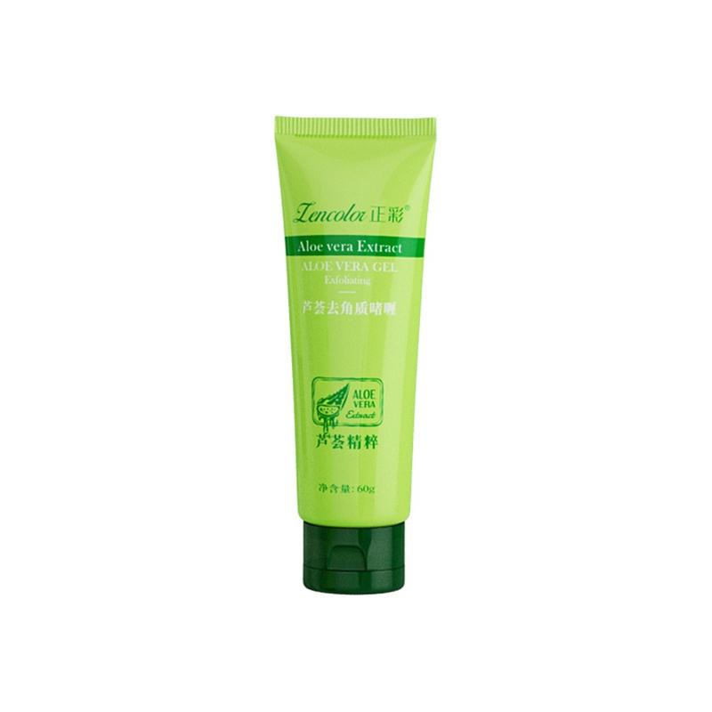 Gel tẩy tế bào chết nha đam, 60g, dưỡng ẩm, chăm sóc da, kem tẩy tế bào chết mặt, làm sạch 8
