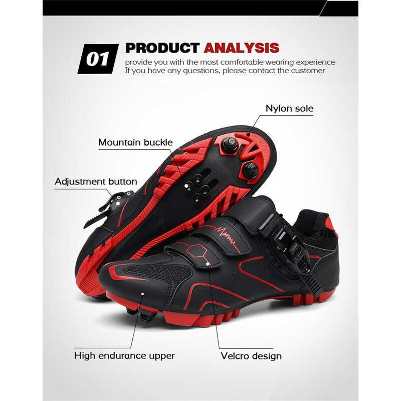 Product Introduction of Sneakers Basikal Jalan Sukan Luar, Kelajuan MTB Cycg, Untuk Lelaki dan Wanita, Bernafas, Kasut Lumba, Tidak tergelincir, Sesuai untuk Kasut Basikal Gunung Outdoor Shoes 10
