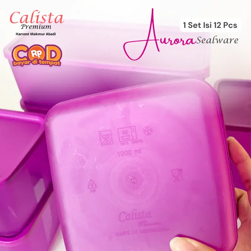 [BISA COD] Calista Aurora Set 14 pcs Free Botol & Lunchbox 7