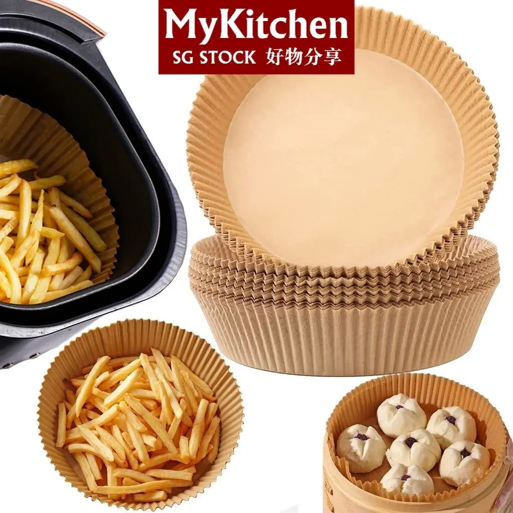 MyKitchen Air Fryer Paper Liner, Non Stick Air Fryer Parchment Paper, Disposable Baking Paper