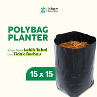 Gambar INFARM - Polybag Tanaman Tebal 30 Pcs  Ukuran 15x15 Polibag Tidak Berbau Infarm Polibag Tanaman Polybag Ecer Berbagai Ukuran Warna Hitam Plastik Tebal Premium Persemaian Sayur Buah Bunga Hidroponik Rockwool Polybag Greenhouse Media Semai Tanaman dari Infarm Kota Surabaya 1 Tokopedia